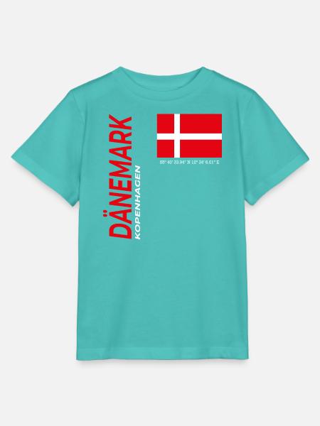 Kopenhagen - Stanley/Stella Kinder T-Shirt MINI CREATOR - Poolblau