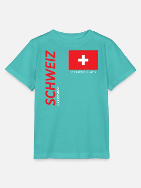 Luzern - Stanley/Stella Kinder T-Shirt MINI CREATOR - Poolblau