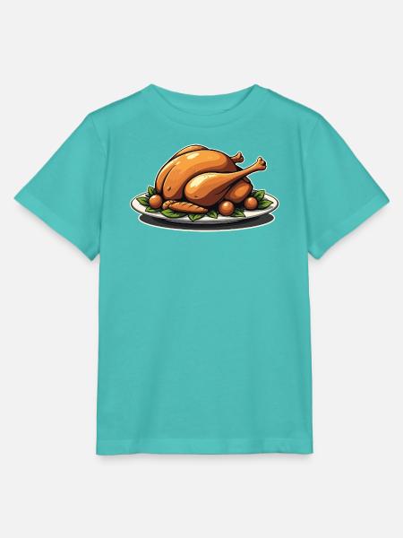 Gebratene Putenplatte - Stanley/Stella Kinder T-Shirt MINI CREATOR - Poolblau