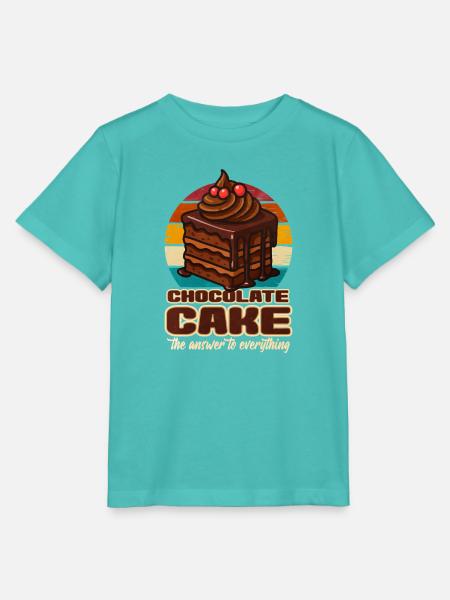 Kuchen Schoko kuchen Geschenk - Stanley/Stella Kinder T-Shirt MINI CREATOR - Poolblau