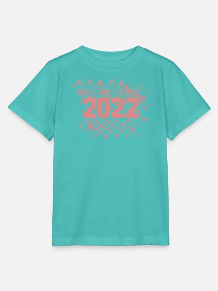 2022 - Stanley/Stella Kinder T-Shirt MINI CREATOR  - Poolblau