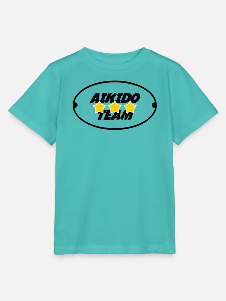 Aikido-Team - Stanley/Stella Kinder T-Shirt MINI CREATOR - Poolblau
