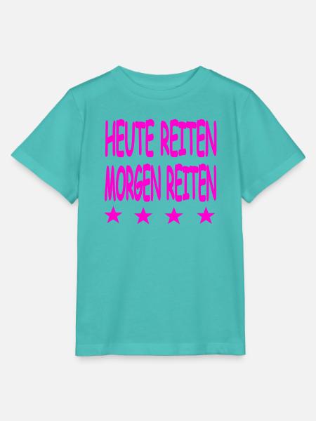 Reiten - Stanley/Stella Kinder T-Shirt MINI CREATOR - Poolblau