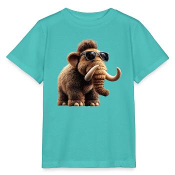 Mammut Wollhaarmammut Eiszeit Mammuts Süßes Mammut - Stanley/Stella Kinder T-Shirt MINI CREATOR  - Poolblau - Vorne