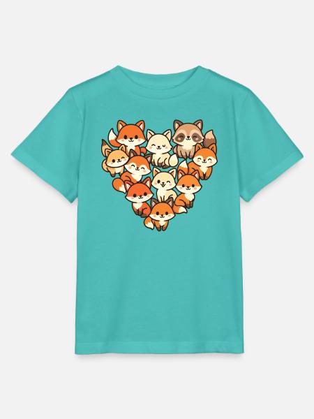 Fuchs - Stanley/Stella Kinder T-Shirt MINI CREATOR - Poolblau