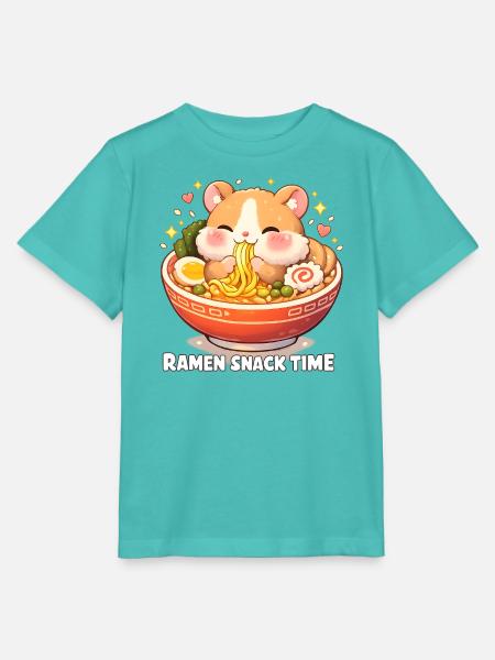 Ramen - Stanley/Stella Kinder T-Shirt MINI CREATOR - Poolblau