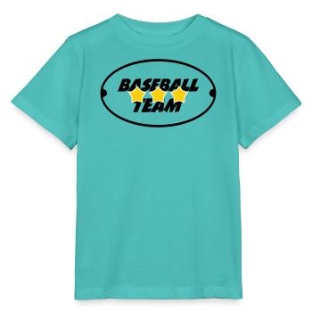 Baseball Team - Sport - Stanley/Stella MINI CREATOR Kids’ T-Shirt - pool blue - Front