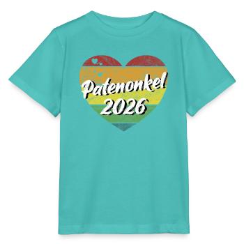 Godfather 2026 godfather retro vintage - Stanley/Stella MINI CREATOR Kids’ T-Shirt - pool blue - Front