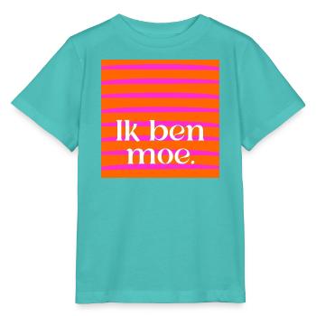 Je suis fatigué - T-shirt bio MINI CREATOR Stanley/Stella Enfant - bleu piscine - Devant