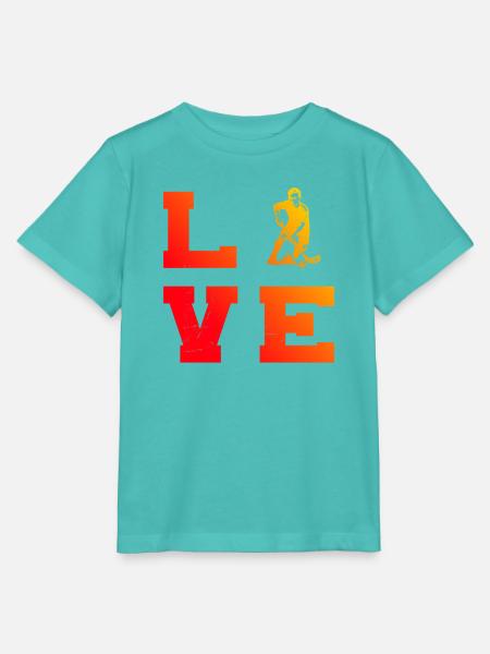 Einfach Floorball zeitloses Design - Stanley/Stella Kinder T-Shirt MINI CREATOR  - Poolblau