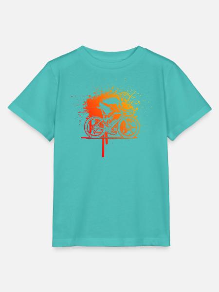 Direkte Roadbike Aussage - Stanley/Stella Kinder T-Shirt MINI CREATOR  - Poolblau