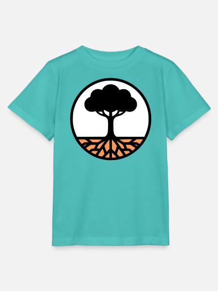 Lebensbaum Kreis Icon - Stanley/Stella Kinder T-Shirt MINI CREATOR - Poolblau