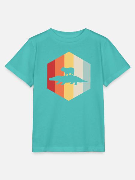 Capibara Capybara - Stanley/Stella Kinder T-Shirt MINI CREATOR - Poolblau