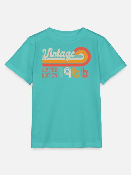 Geburtstag 1966 Geboren 1966 60 Jahre 60. Geburtstag - Stanley/Stella Kinder T-Shirt MINI CREATOR  - Poolblau