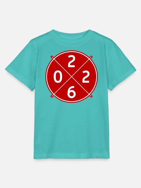 2026 Jahr - Stanley/Stella Kinder T-Shirt MINI CREATOR  - Poolblau