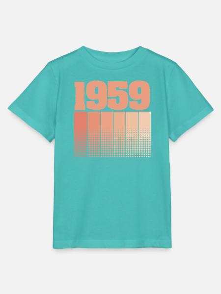 Geboren 1959 - Stanley/Stella Kinder T-Shirt MINI CREATOR - Poolblau