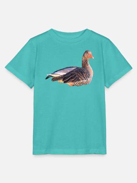 Graugans - Stanley/Stella Kinder T-Shirt MINI CREATOR - Poolblau