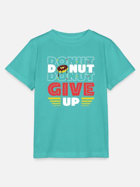 Donut Fastfood - Stanley/Stella Kinder T-Shirt MINI CREATOR - Poolblau
