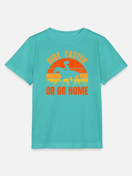 Reiterspruch - Stanley/Stella Kinder T-Shirt MINI CREATOR  - Poolblau