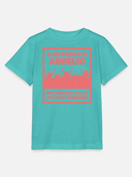 Kollege Aurelio - Stanley/Stella Kinder T-Shirt MINI CREATOR - Poolblau
