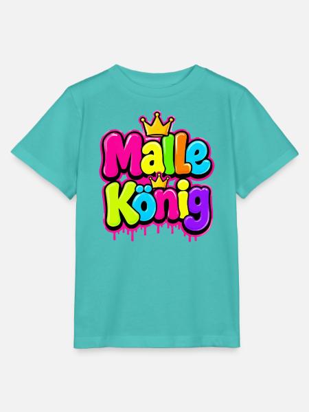 Königliche Farbgraffiti Kollektion - Stanley/Stella Kinder T-Shirt MINI CREATOR - Poolblau