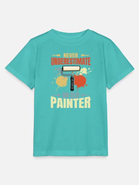 Maler Großvater - Stanley/Stella Kinder T-Shirt MINI CREATOR - Poolblau