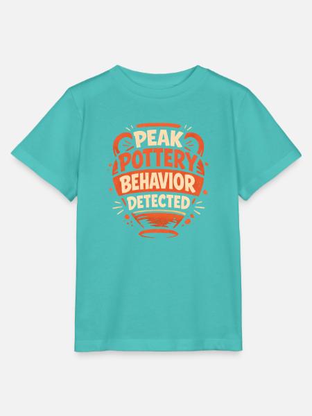 Maximaler Töpfermodus | Keramik - Stanley/Stella Kinder T-Shirt MINI CREATOR  - Poolblau