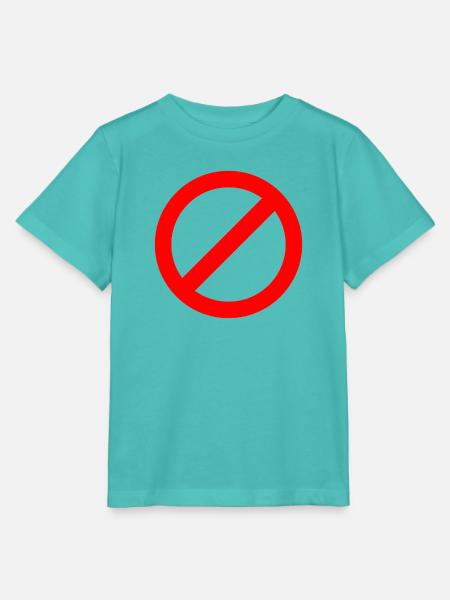 Nicht erlaubt - Stanley/Stella Kinder T-Shirt MINI CREATOR - Poolblau