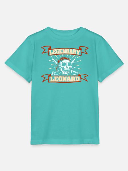 Leonard - Stanley/Stella Kinder T-Shirt MINI CREATOR - Poolblau