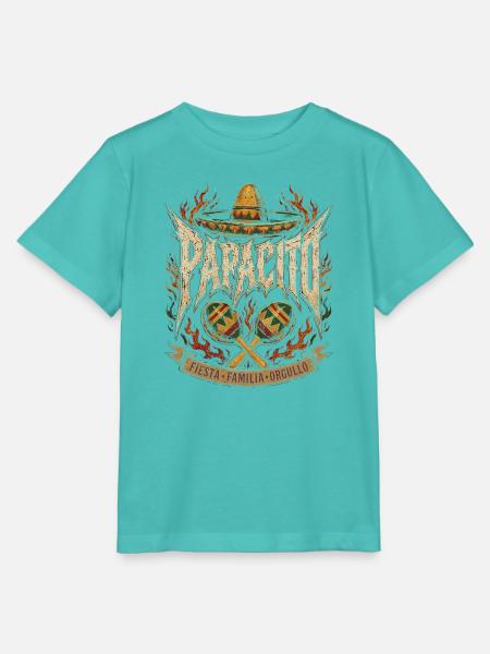 Fiesta Familia Orgullo - Stanley/Stella Kinder T-Shirt MINI CREATOR  - Poolblau