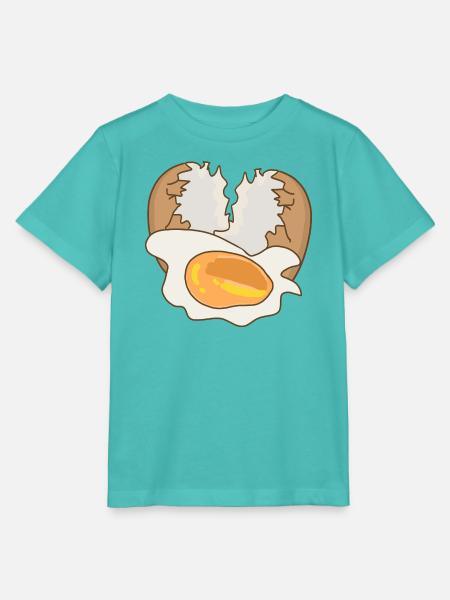 Spiegel mit Eierschale - Stanley/Stella Kinder T-Shirt MINI CREATOR  - Poolblau