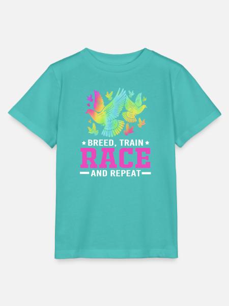 Tauben Taube - Stanley/Stella Kinder T-Shirt MINI CREATOR  - Poolblau
