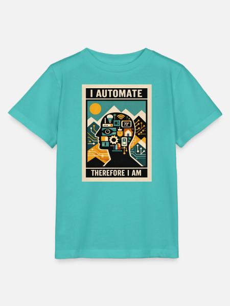 Ich automatisiere | Smart Home Technik - Stanley/Stella Kinder T-Shirt MINI CREATOR  - Poolblau