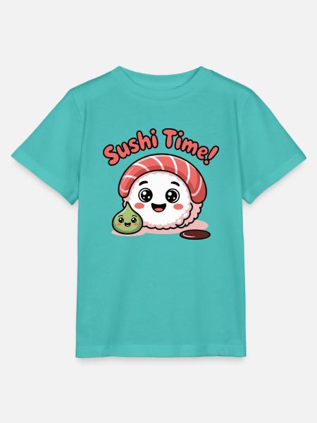 Sushi-Zeitwurf-Symbol - Stanley/Stella Kinder T-Shirt MINI CREATOR - Poolblau