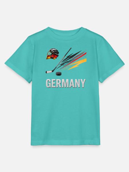 Deutschland Eishockey Kraft - Stanley/Stella Kinder T-Shirt MINI CREATOR - Poolblau