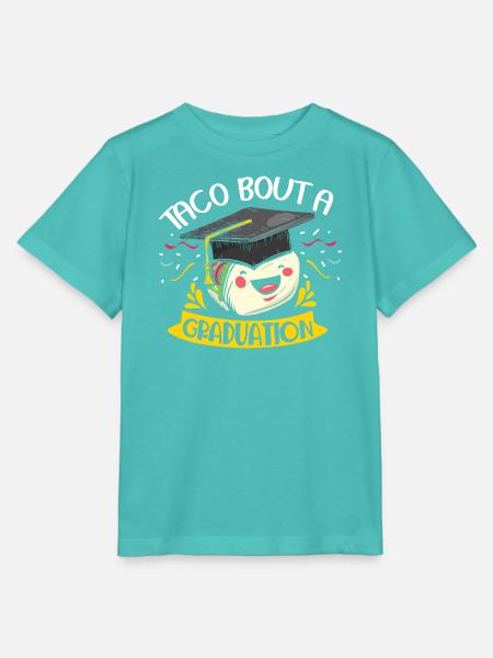taco bout a graduation - Stanley/Stella Kinder T-Shirt MINI CREATOR  - Poolblau