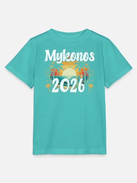 Mykonos 2026 - Stanley/Stella Kinder T-Shirt MINI CREATOR - Poolblau