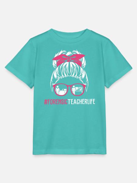 Forensik Forensiker Kriminaltechnik - Stanley/Stella Kinder T-Shirt MINI CREATOR - Poolblau