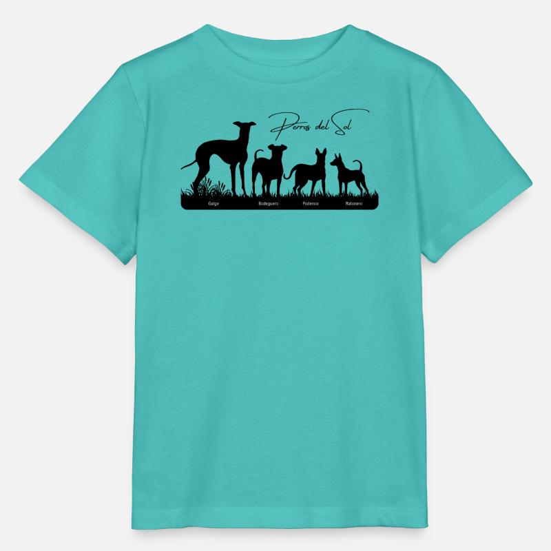 Perros del Sol 4 perros - Stanley/Stella Kinder T-Shirt MINI CREATOR  - Poolblau