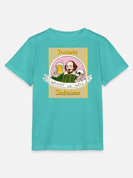Festebräu - Stanley/Stella Kinder T-Shirt MINI CREATOR - Poolblau