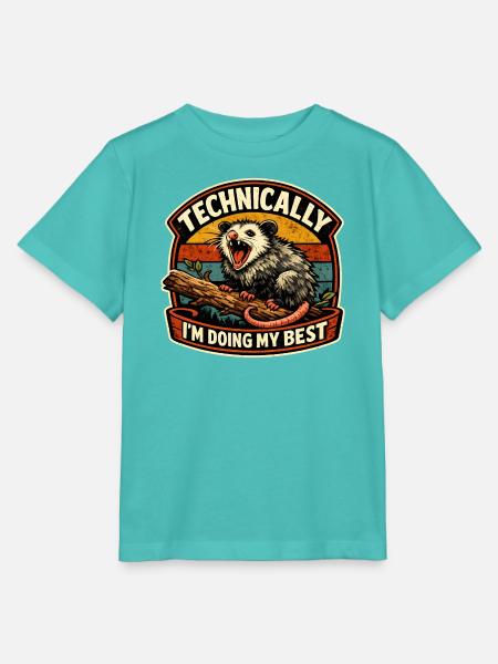 Technisch Mach Mein Bestes - Stanley/Stella Kinder T-Shirt MINI CREATOR - Poolblau