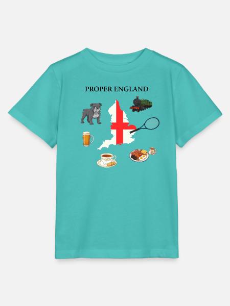 EIGENTLICHES ENGLAND - Stanley/Stella Kinder T-Shirt MINI CREATOR - Poolblau