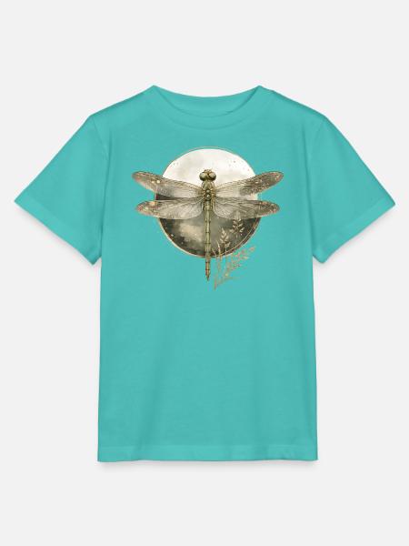 Libelle Dragonfly Nature - Stanley/Stella Kinder T-Shirt MINI CREATOR - Poolblau