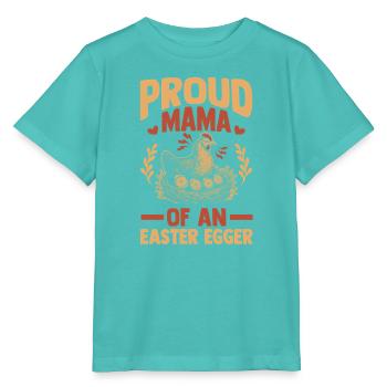 Chicken Mother Mom Rooster Flock Poultry Farmer - Stanley/Stella Kinder T-Shirt MINI CREATOR  - Poolblau - Vorne