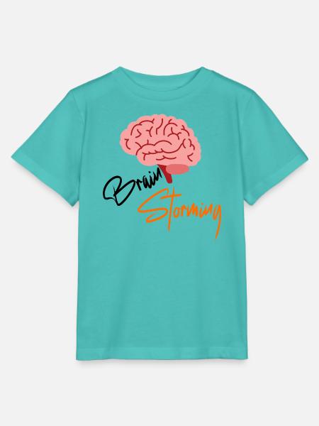 Brainstorming - Stanley/Stella Kinder T-Shirt MINI CREATOR - Poolblau