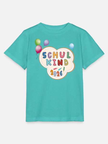 Schulkind 2026 Einschulung - Stanley/Stella Kinder T-Shirt MINI CREATOR - Poolblau