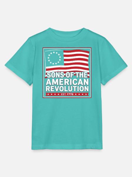 Söhne der Amerikanischen Revolution - Stanley/Stella Kinder T-Shirt MINI CREATOR  - Poolblau