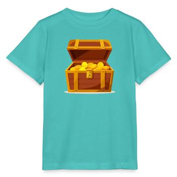 Schatztruhe - Stanley/Stella Kinder T-Shirt MINI CREATOR  - Poolblau - Vorne