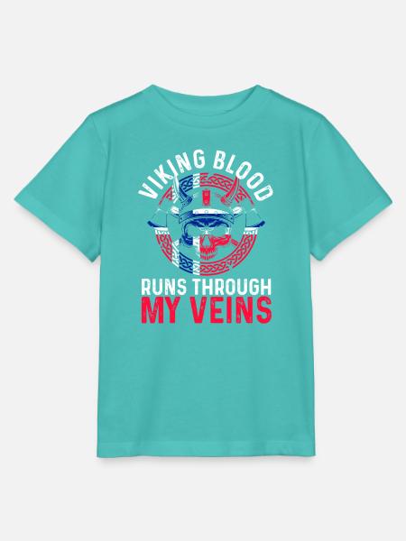 Norway Vacation Norge Fjords Travel Scandinavian - Stanley/Stella Kinder T-Shirt MINI CREATOR  - Poolblau