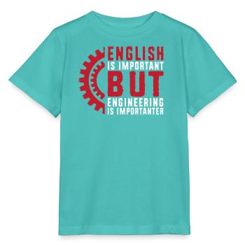 Engineer Student - Stanley/Stella MINI CREATOR Kids’ T-Shirt - pool blue - Front